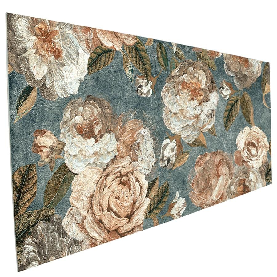 Parete Fiori Green 23.5x47 Porcelain Tile Merola