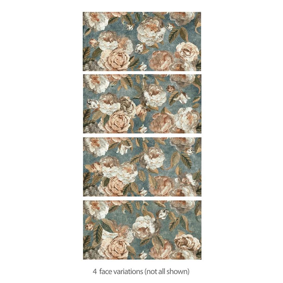 Parete Fiori Green 23.5x47 Porcelain Tile Merola