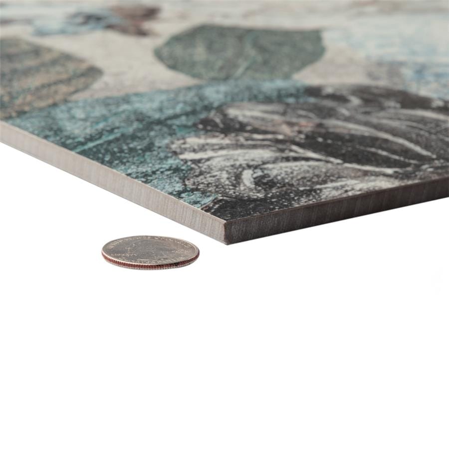 Parete Fiori Grey 23.5x47 Porcelain Tile Merola