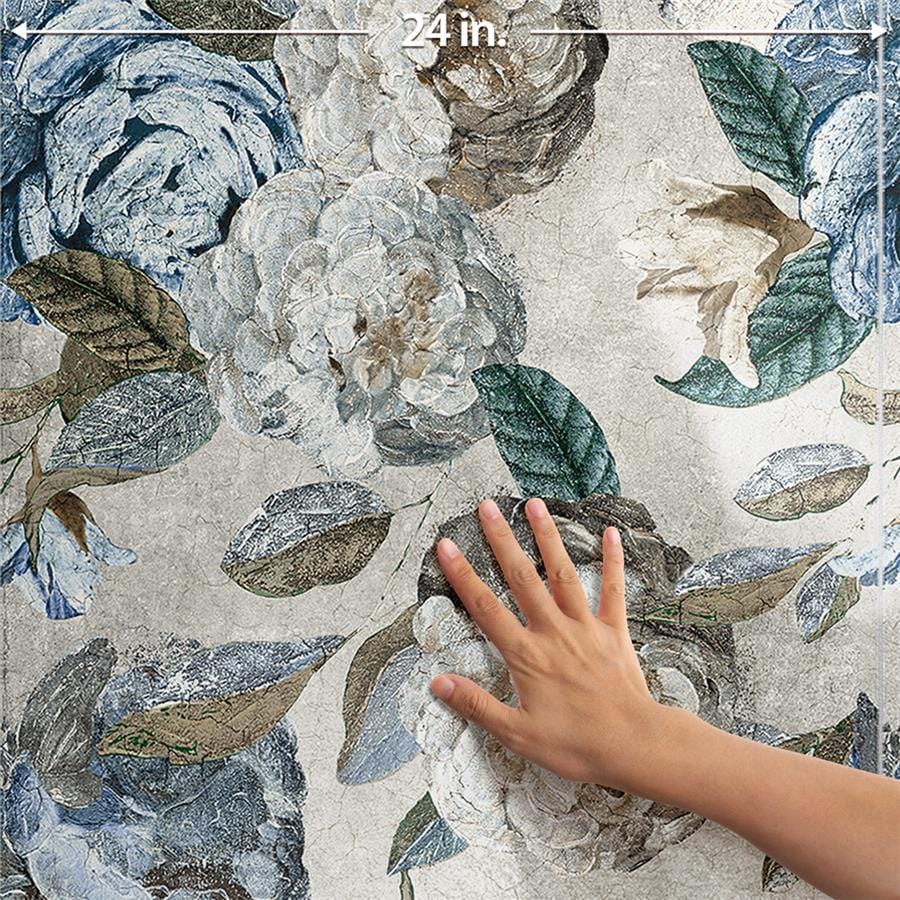 Parete Fiori Grey 23.5x47 Porcelain Tile Merola