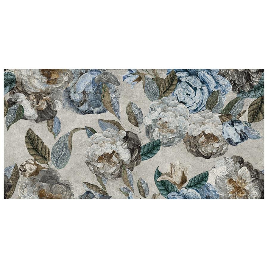 Parete Fiori Grey 23.5x47 Porcelain Tile Merola