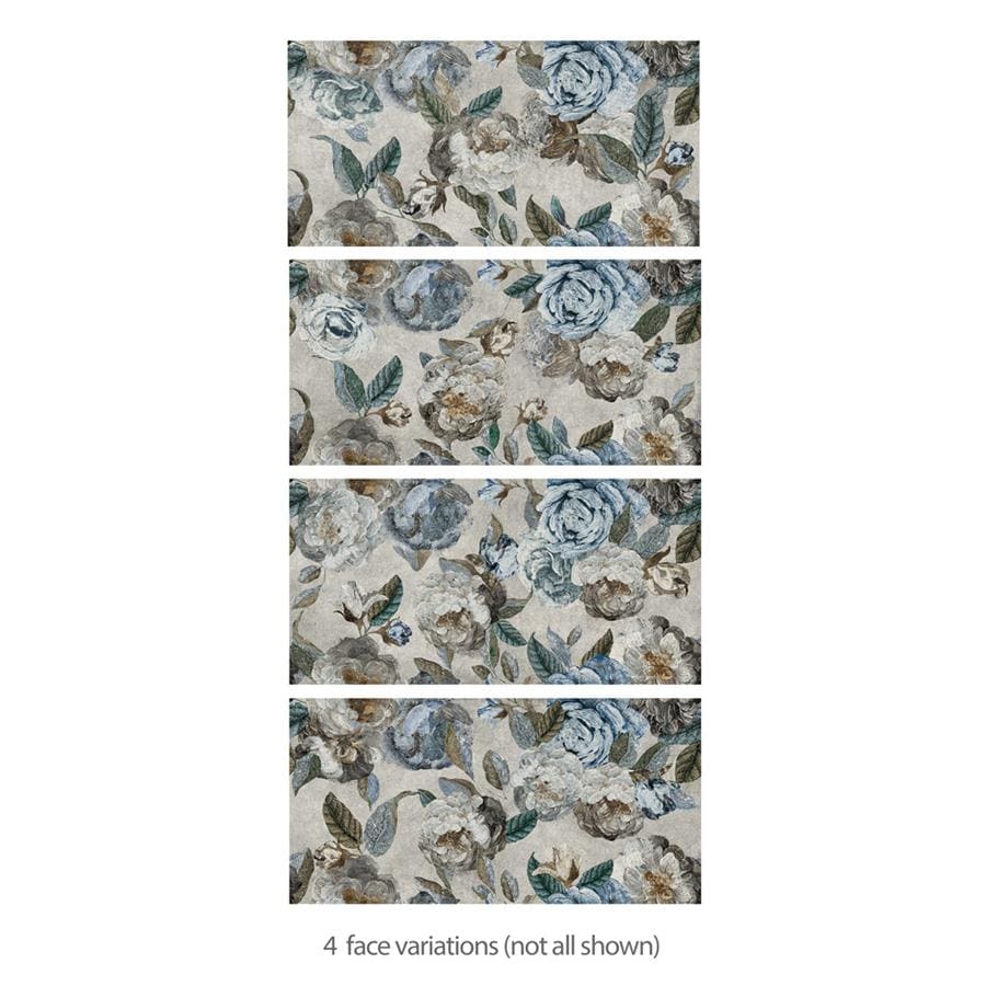 Parete Fiori Grey 23.5x47 Porcelain Tile Merola