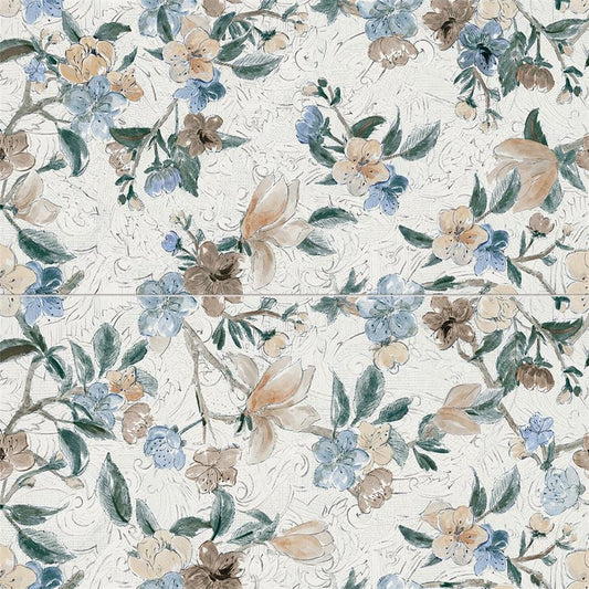 Parete Setoso White 23.5x47 Porcelain Tile Merola