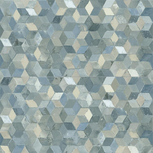 Pictura Faber Aquileia Blue 23.5x47 Porcelain Tile Merola