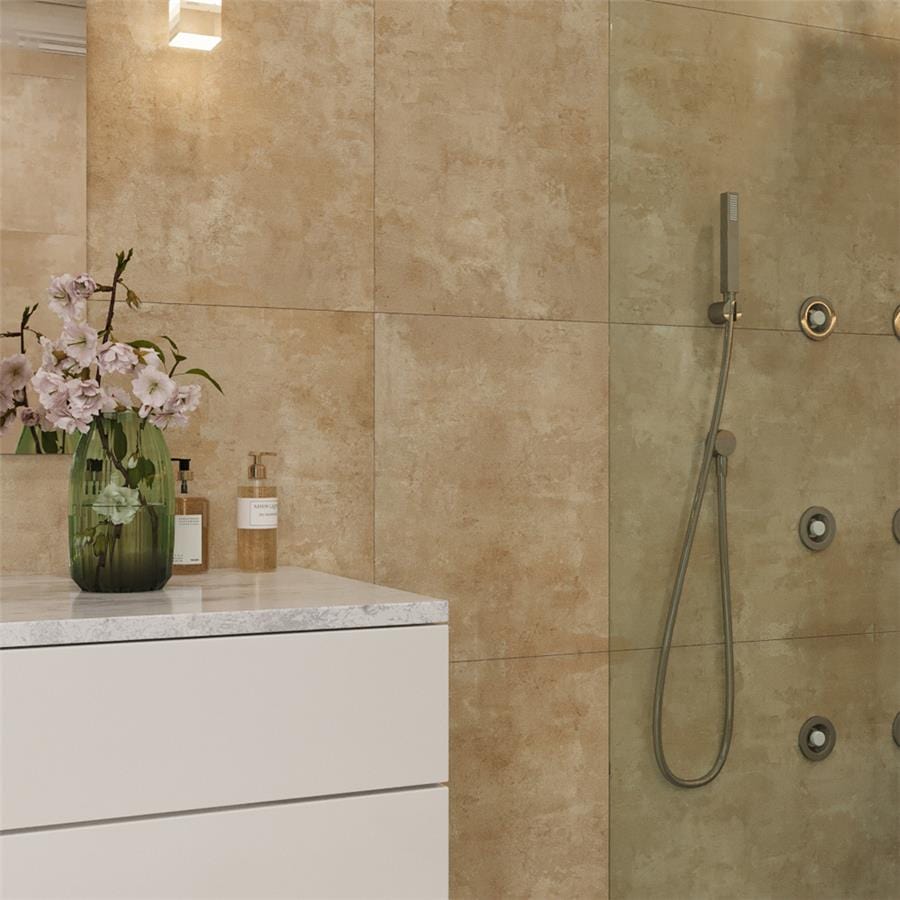 Pictura Tivoli Brown 23.5x47 Porcelain Tile Merola
