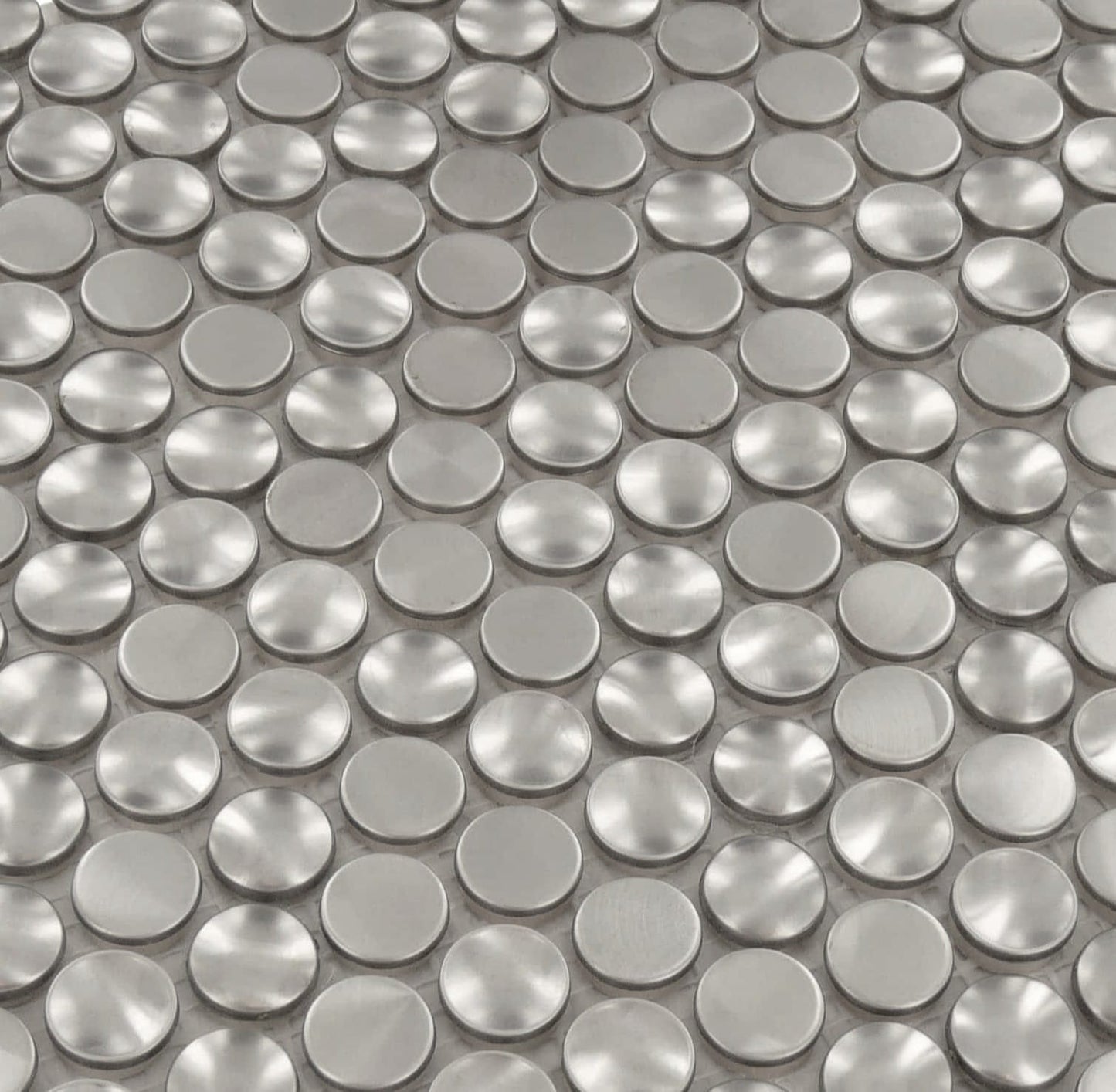 3D Penny Round Stainless Steel Tile Millenium Products