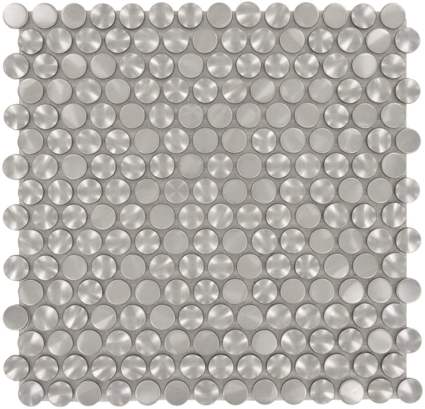3D Penny Round Stainless Steel Tile Millenium Products