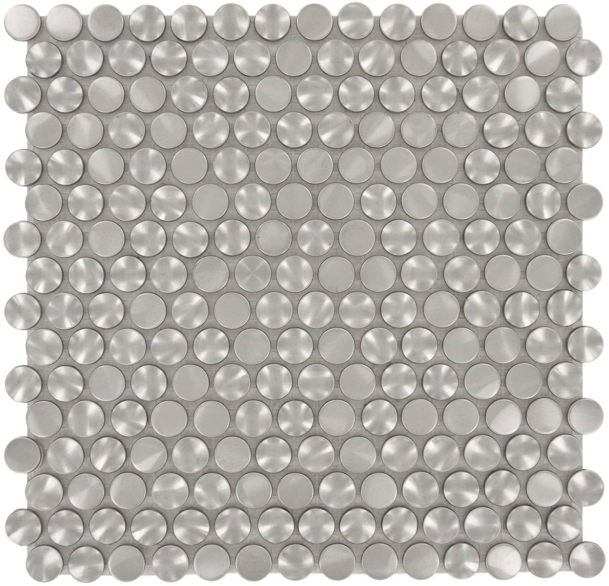 3D Penny Round Stainless Steel Tile Millenium Products