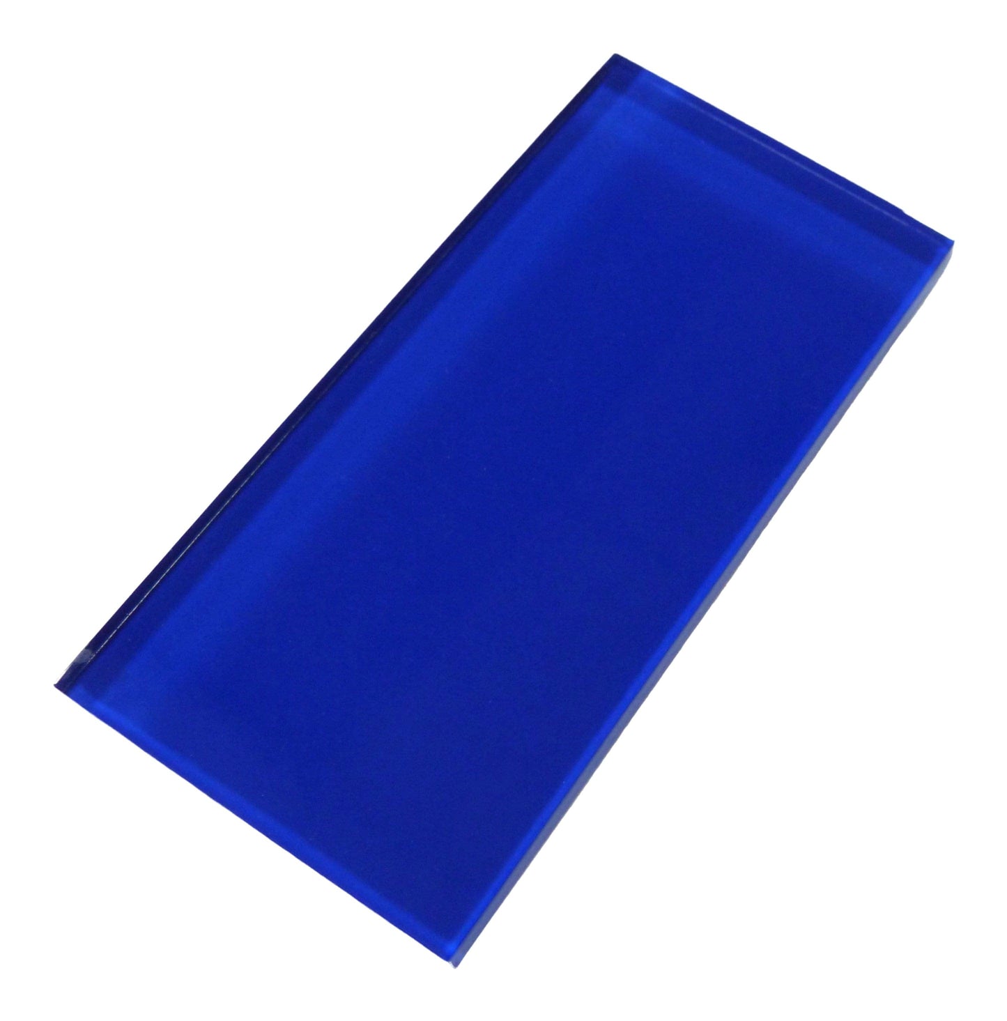 Royal Blue 3x6 Glossy Glass Subway Tile Millenium Products