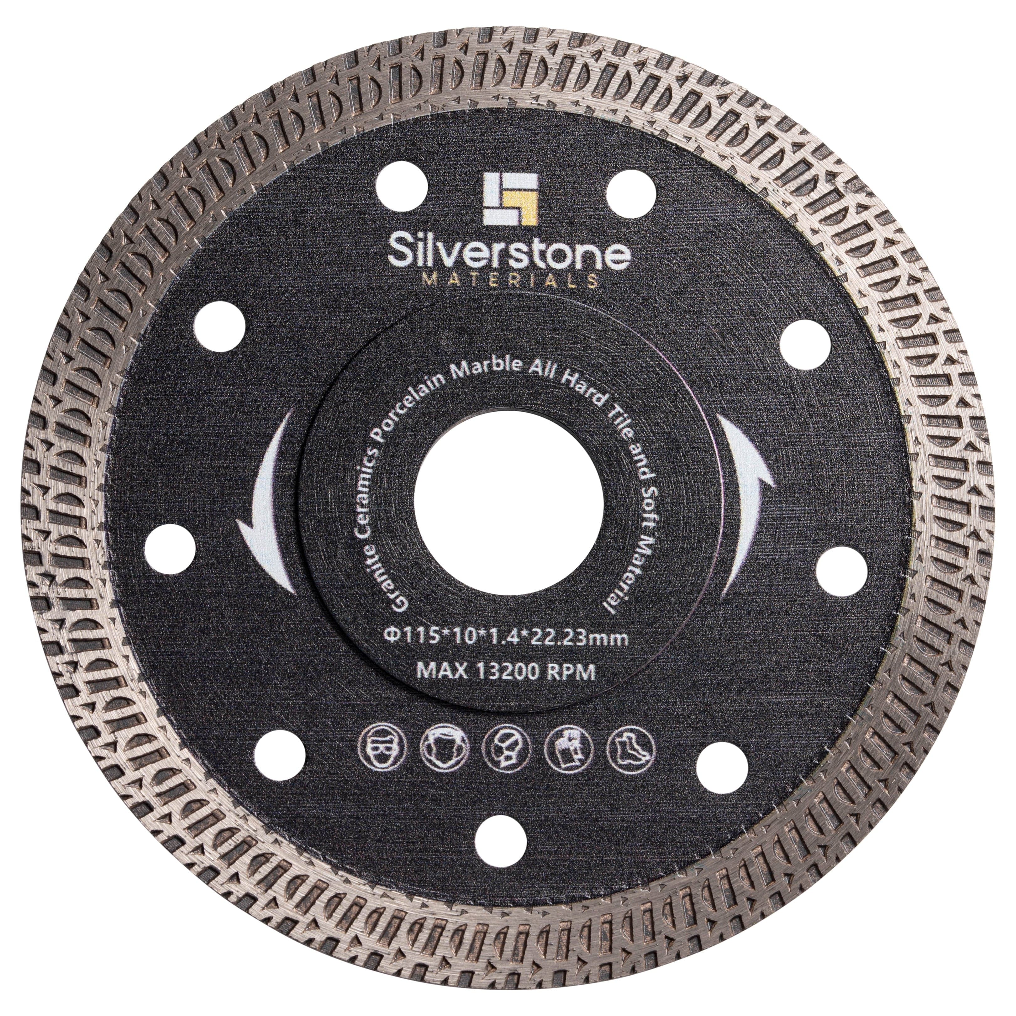 4.5" Cutting Disc for Natural Stone Ceramic and Porcelain - 3 Pack Oasis Tile