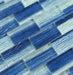 Blue Blend Wave Glossy Glass Tile Ocean Pool Mosaics