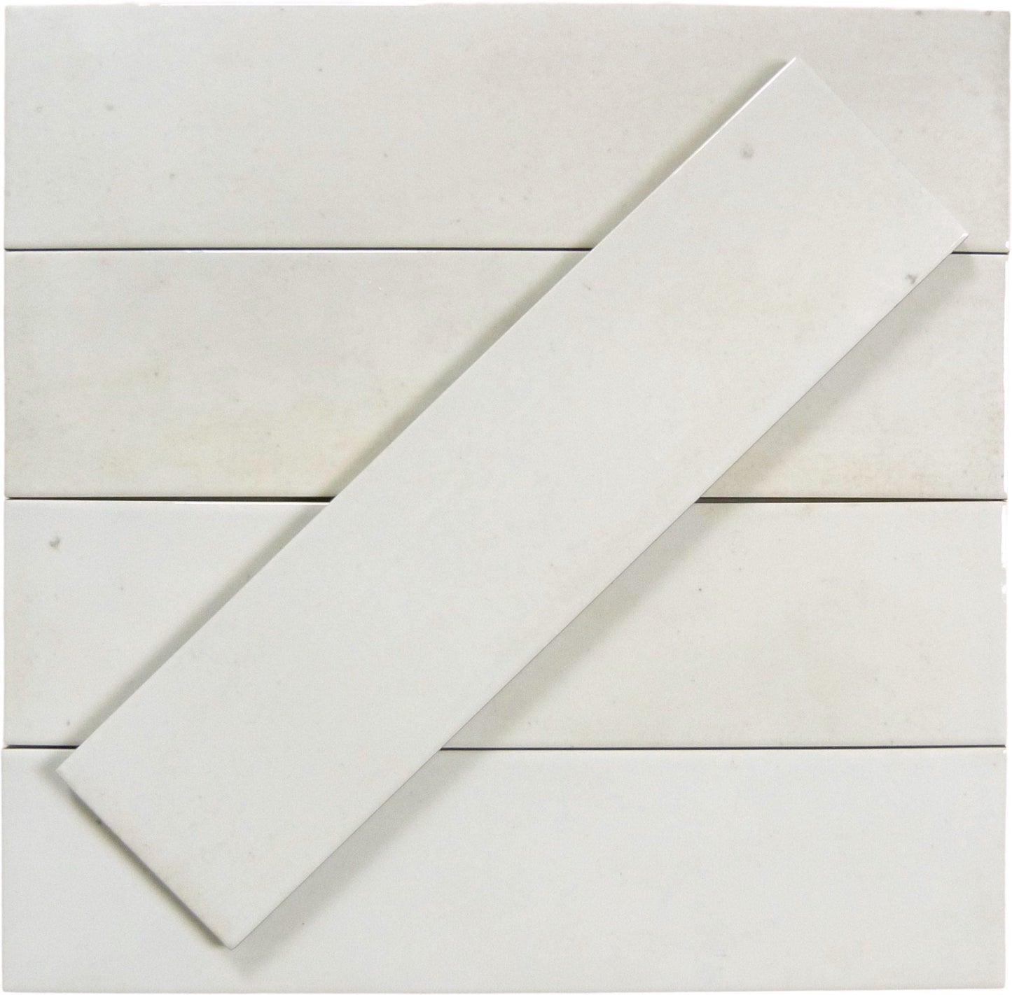 Boutique Antique White Field 3x12 Porcelain Tile Ocean Pool Mosaics