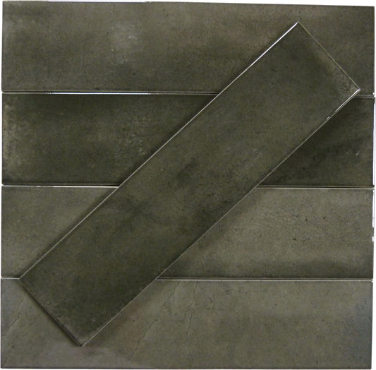 Boutique Ash Black Field 3x12 Porcelain Tile Ocean Pool Mosaics