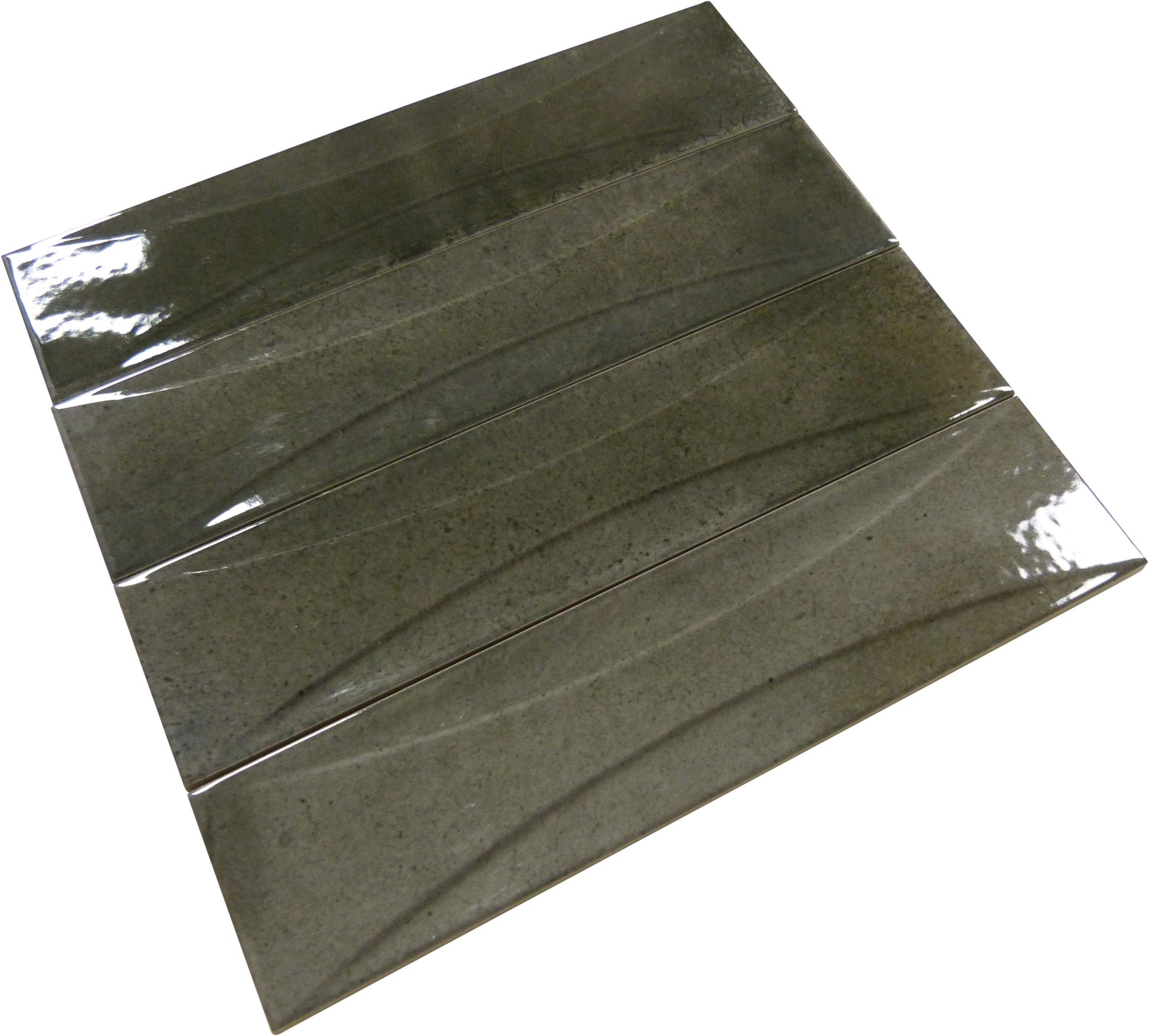 Boutique Ash Black Relief 3x12 Porcelain Tile Ocean Pool Mosaics