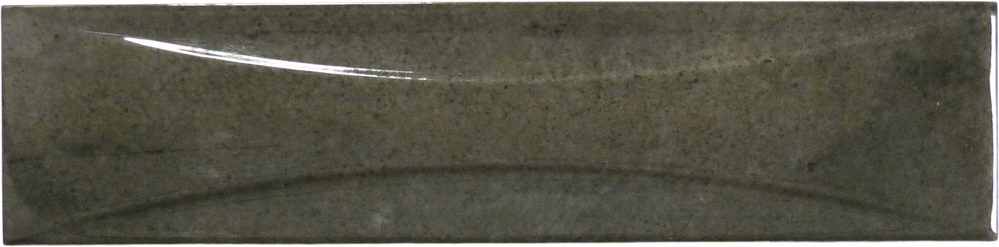 Boutique Ash Black Relief 3x12 Porcelain Tile Ocean Pool Mosaics