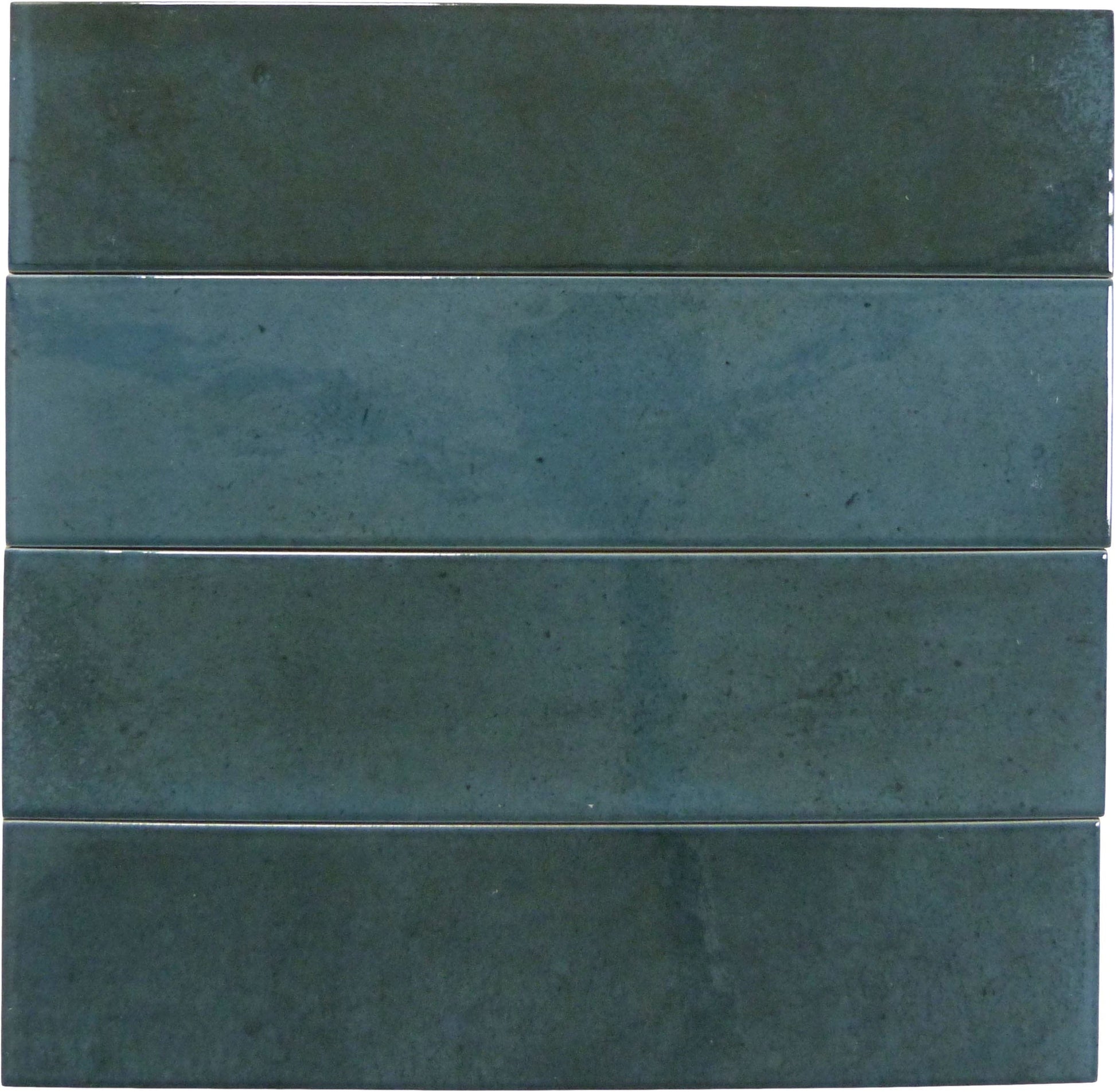 Boutique Prussian Blue Field 3x12 Porcelain Tile Ocean Pool Mosaics