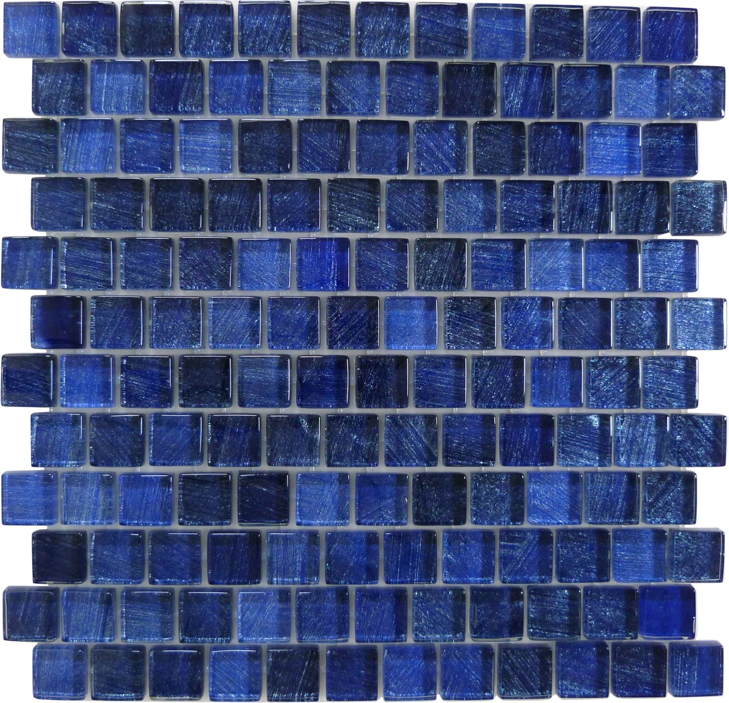 Celestial Seas Pacific Drift Blue 1x1 Glass Tiles Ocean Pool Mosaics