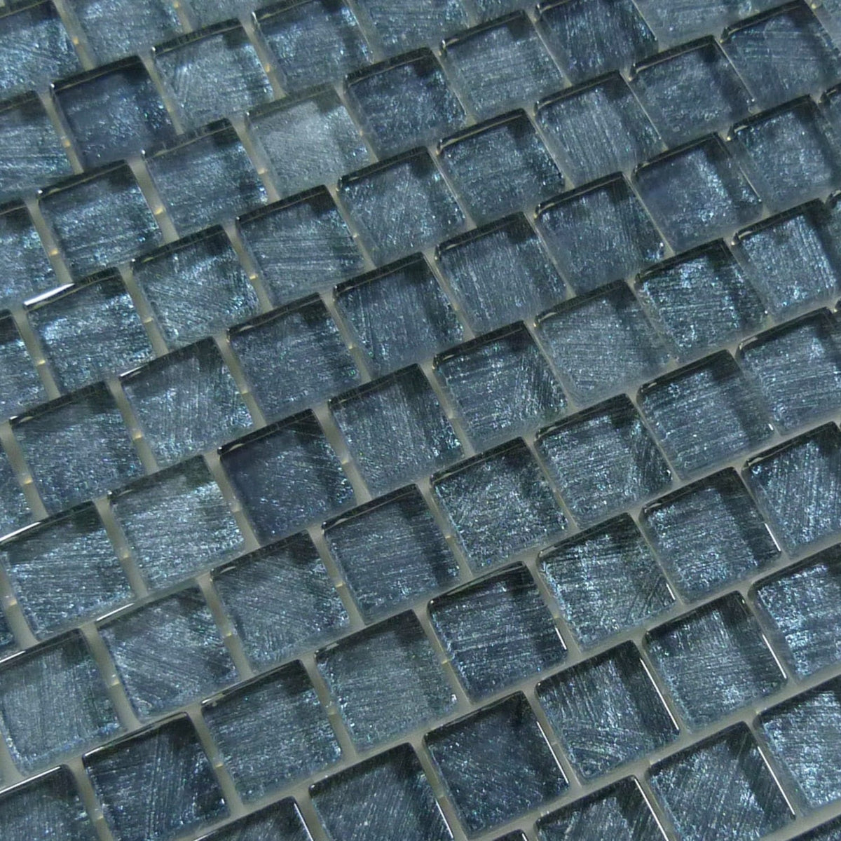 Celestial Seas Silver Reef 1x1 Glass Tiles Ocean Pool Mosaics