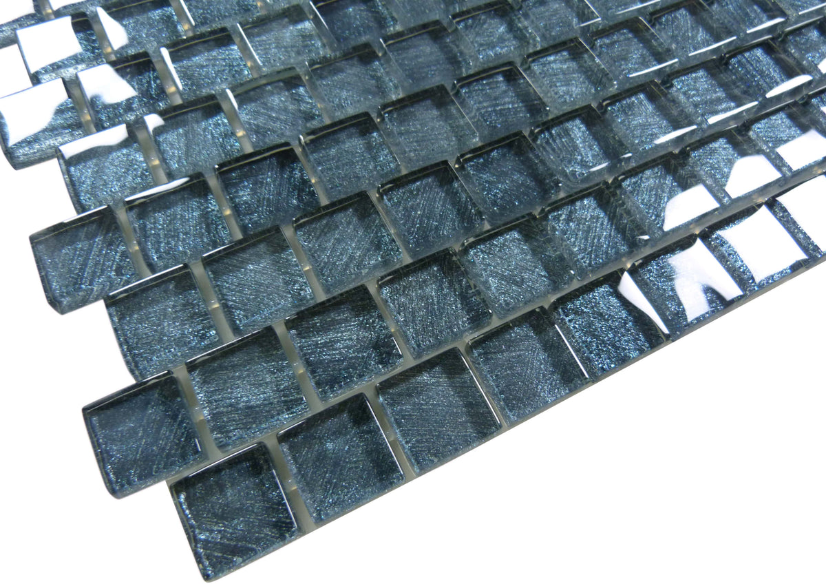 Celestial Seas Silver Reef 1x1 Glass Tiles Ocean Pool Mosaics
