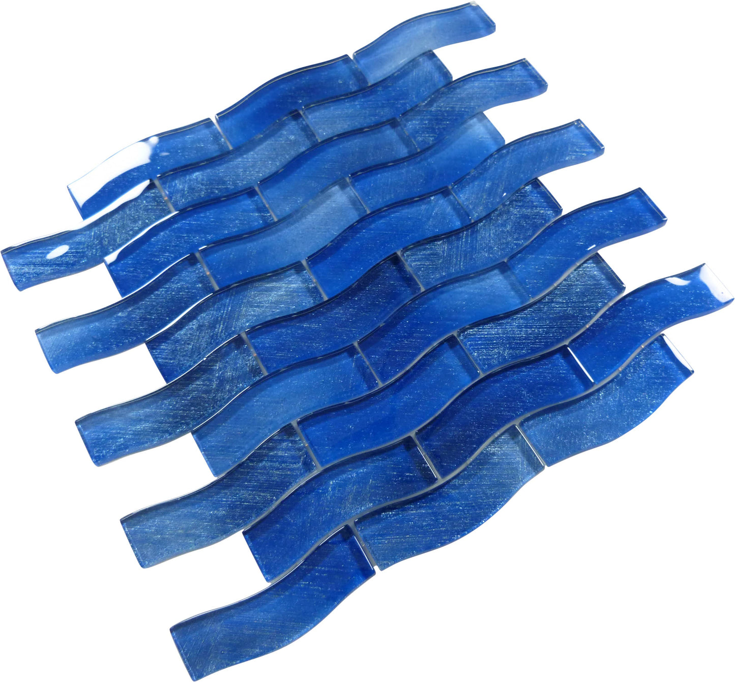 Celestial Seas Starlight Bay Field 1x4 Glass Tiles Ocean Pool Mosaics