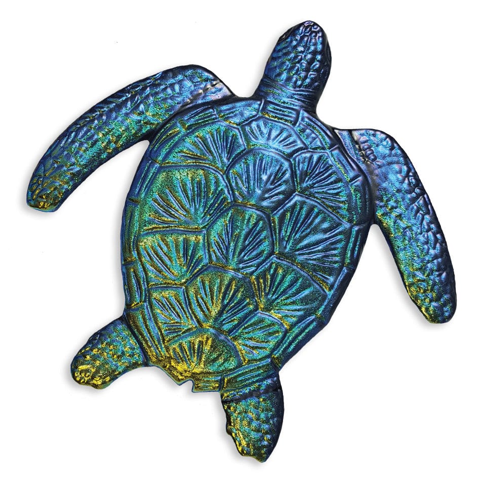 Fusion Loggerhead Turtle Rainbow 6" Porcelain Mosaics Pool Tile Ocean Pool Mosaics