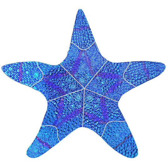 Fusion Starfish Sapphire 10" Porcelain Mosaics Pool Tile Ocean Pool Mosaics