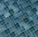 Gunmetal Blue 1x1 Offset Glass Tile Ocean Pool Mosaics
