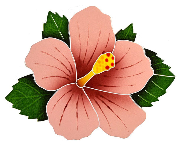 Hibiscus Pink 9x10 Porcelain Mosaics Pool Tile | Oasis Tile