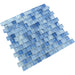 Lapis Blue 1x1 Offset Glass Tile Ocean Pool Mosaics