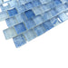 Lapis Blue 1x1 Offset Glass Tile Ocean Pool Mosaics