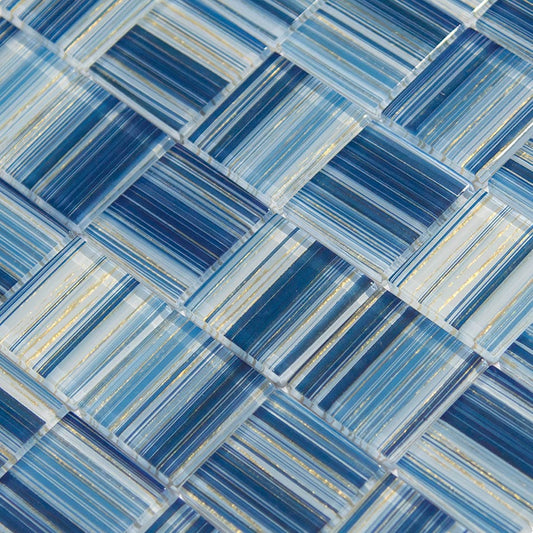 Renaissance Series Royal Gold 2x2 Glass Tile Ocean Pool Mosaics