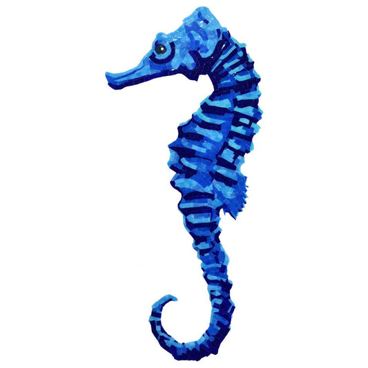 Seahorse Blue 30x14 Glass Mosaics Pool Tile Ocean Pool Mosaics