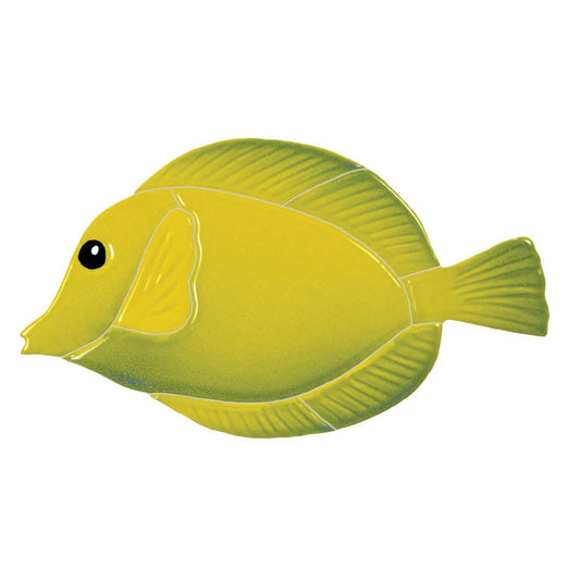 Tang Fish Yellow 4x7 Porcelain Mosaics Pool Tile Ocean Pool Mosaics