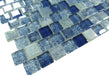 Essence Blue 1x1 Offset 3D Glossy and Iridescent Glass Tile Quest