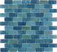 Essence Turquoise 1x2 3D Glossy and Iridescent Glass Tile Quest