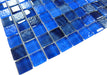 Ocean Dark Blue 1x1 Glossy Glass Tile Quest