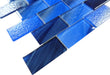 Ocean Dark Blue 2x4 Glossy Glass Tile Quest