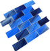 Ocean Dark Blue 2x4 Glossy Glass Tile Quest