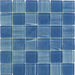 Wave Marine Blue 2x2 Glossy Glass Tile Quest