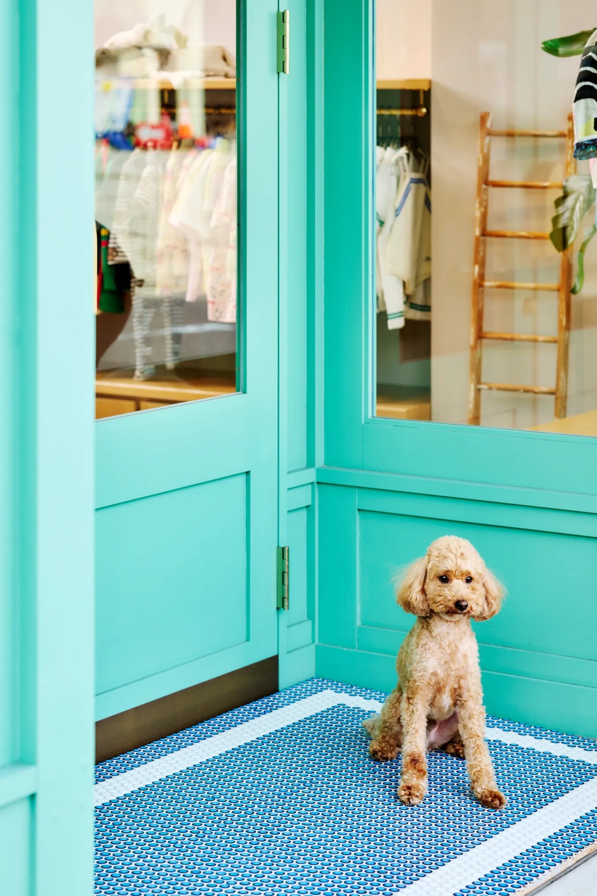 Continental Penny Round Royal Blue 12x12 Glossy Porcelain Tile Regency