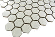 Natura Raincloud Matte Porcelain Hexagon Tile Regency