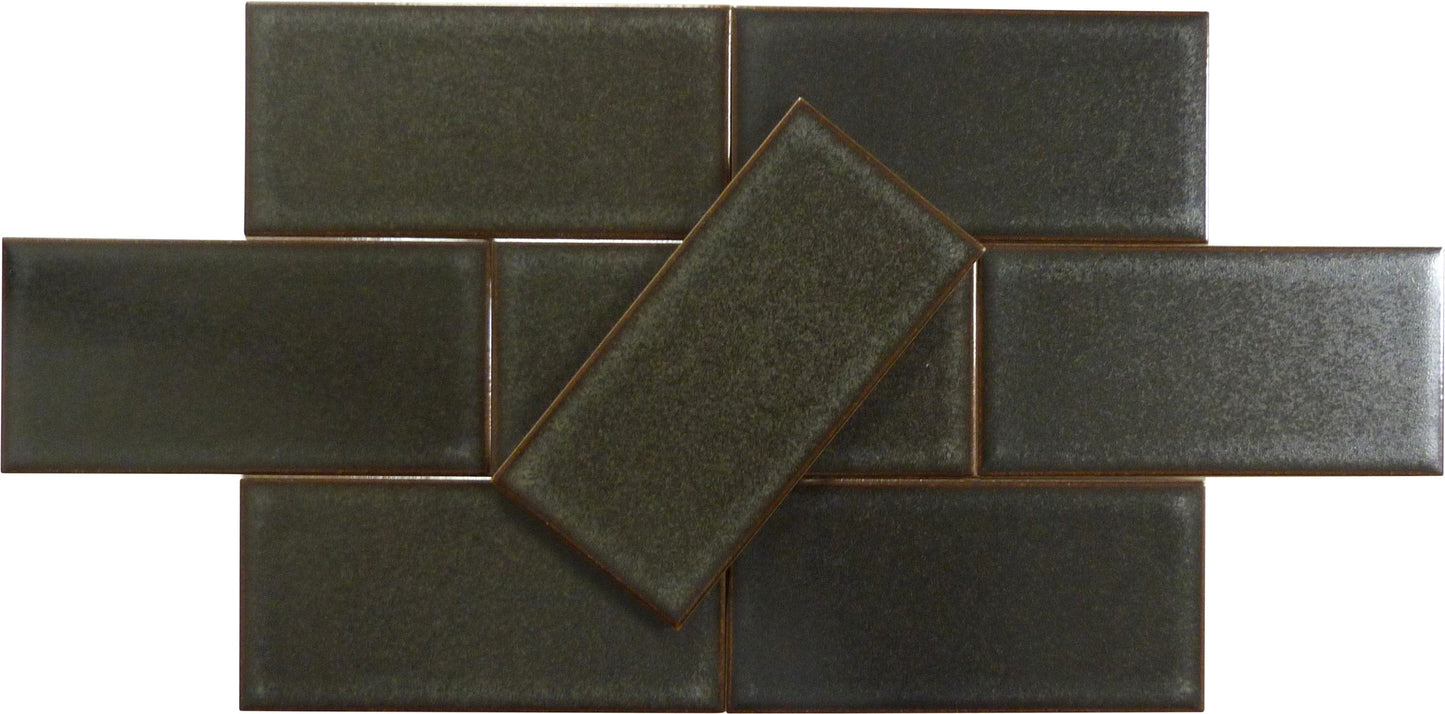 Star Anise 3x6 Matte Porcelain Subway Tile Regency