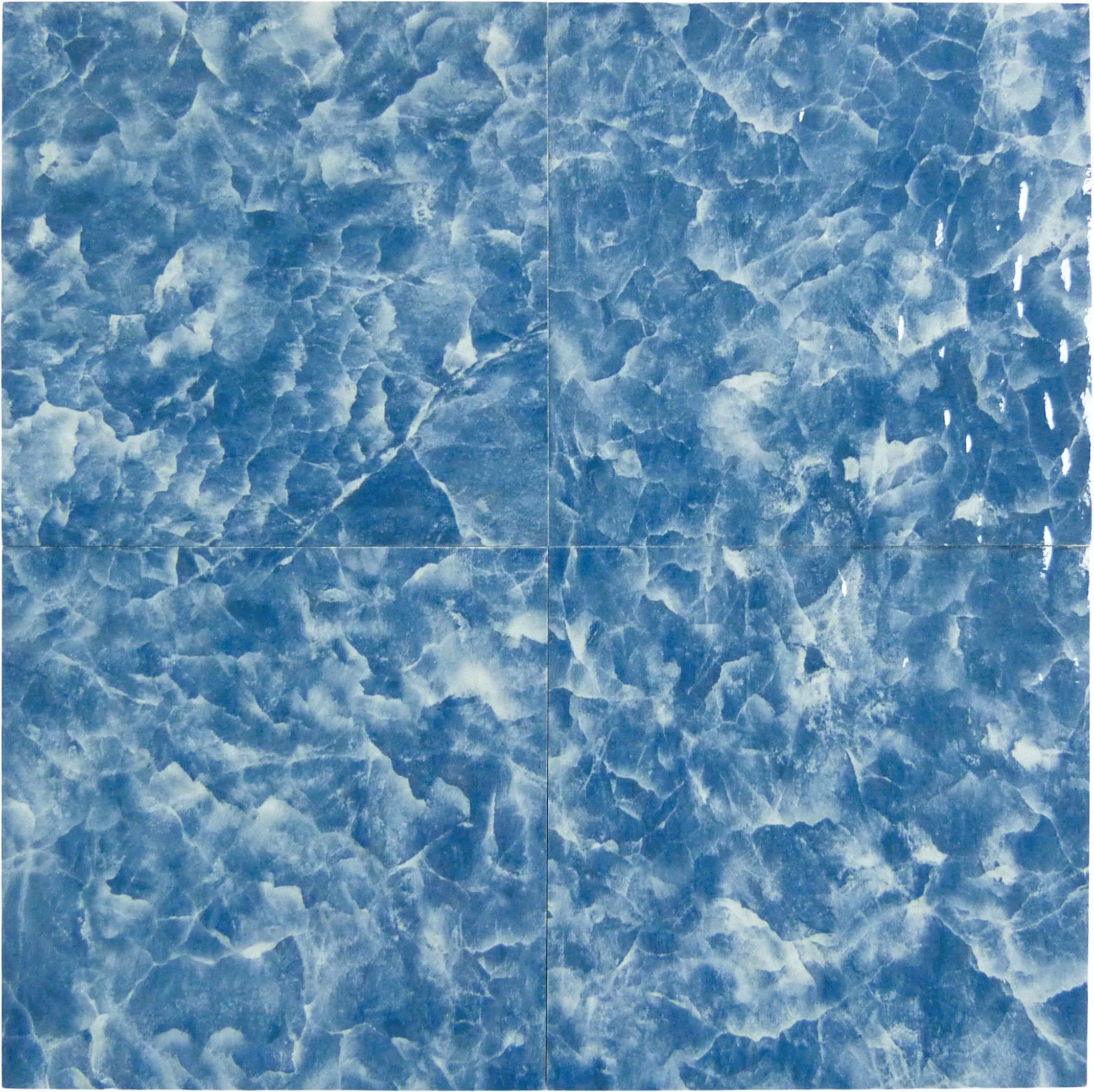Alps Cobalt Blue 6x6 Glossy Porcelain Tile Royal Tile & Stone