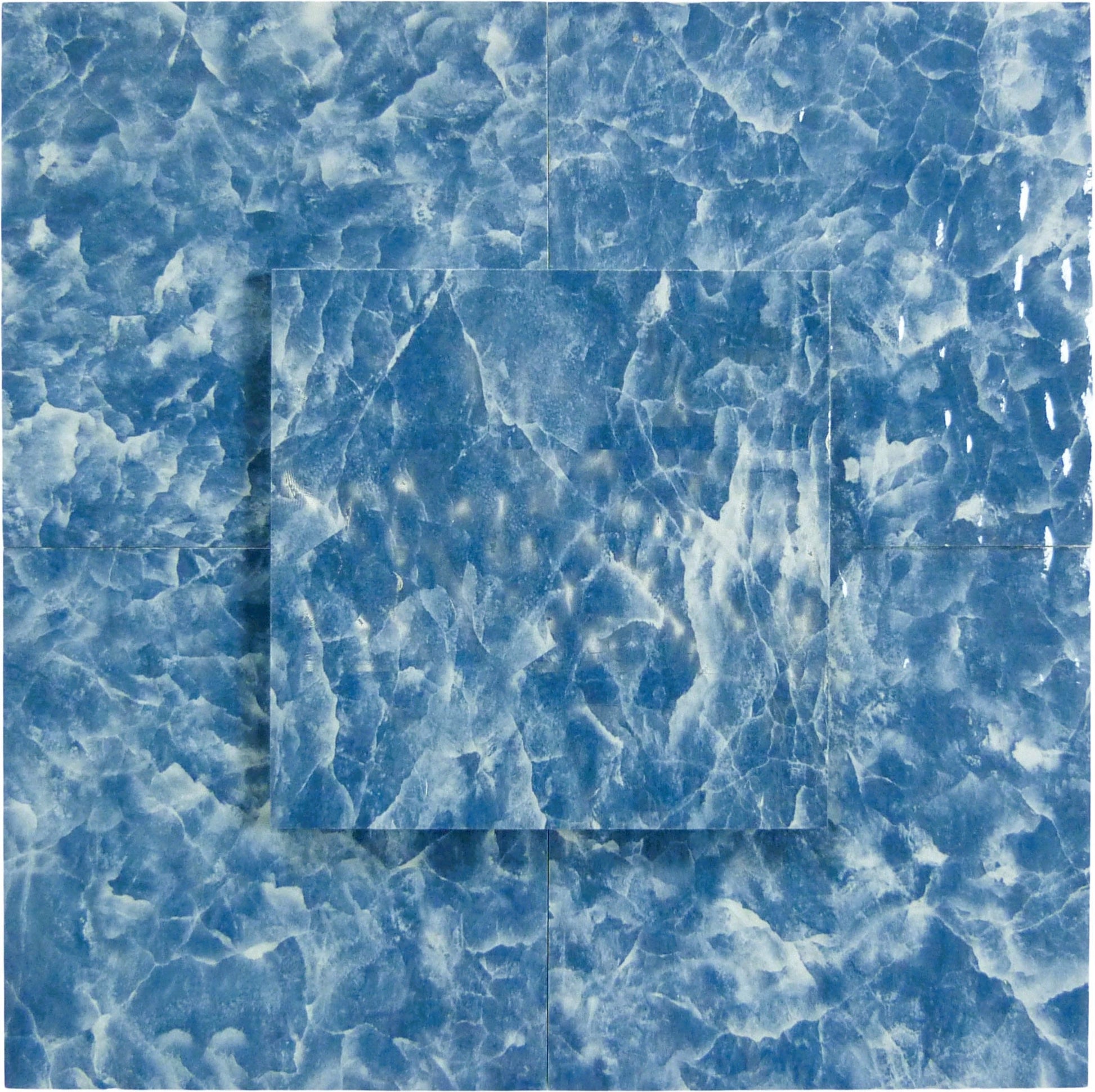 Alps Cobalt Blue 6x6 Glossy Porcelain Tile Royal Tile & Stone