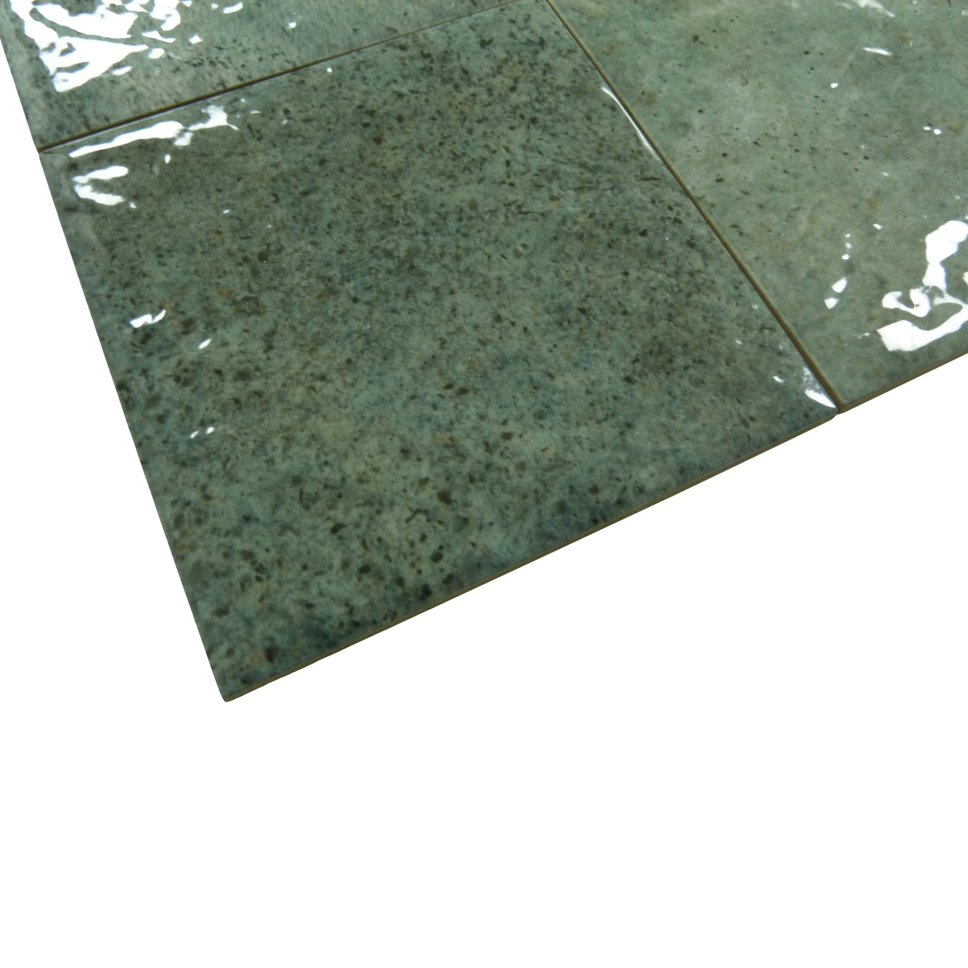 Bali Stone Green 6x6 Glossy Porcelain Tile Royal Tile & Stone