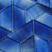 Cirrus Blue Dimensional Glossy Glass Tile Royal Tile & Stone