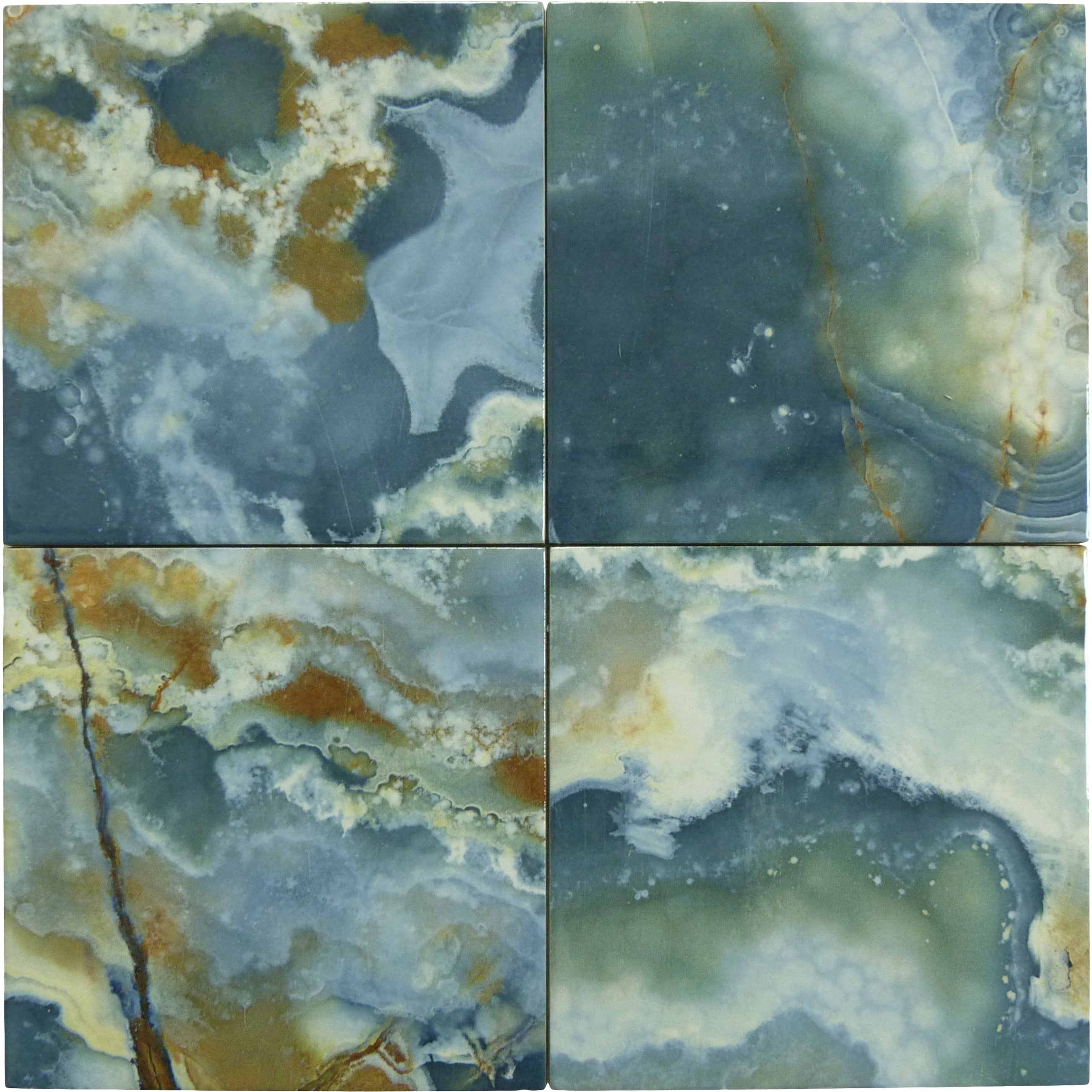 Cross Multicolor 6x6 Glossy Porcelain Tile | Oasis Tile