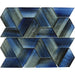 Dusk Blue Dimensional Glossy Glass Tile Royal Tile & Stone