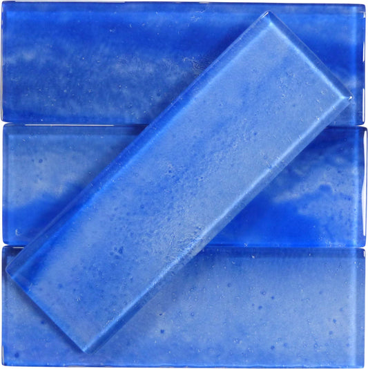 Gemstone Royal Blue 3×9 Glass Tile Royal Tile & Stone