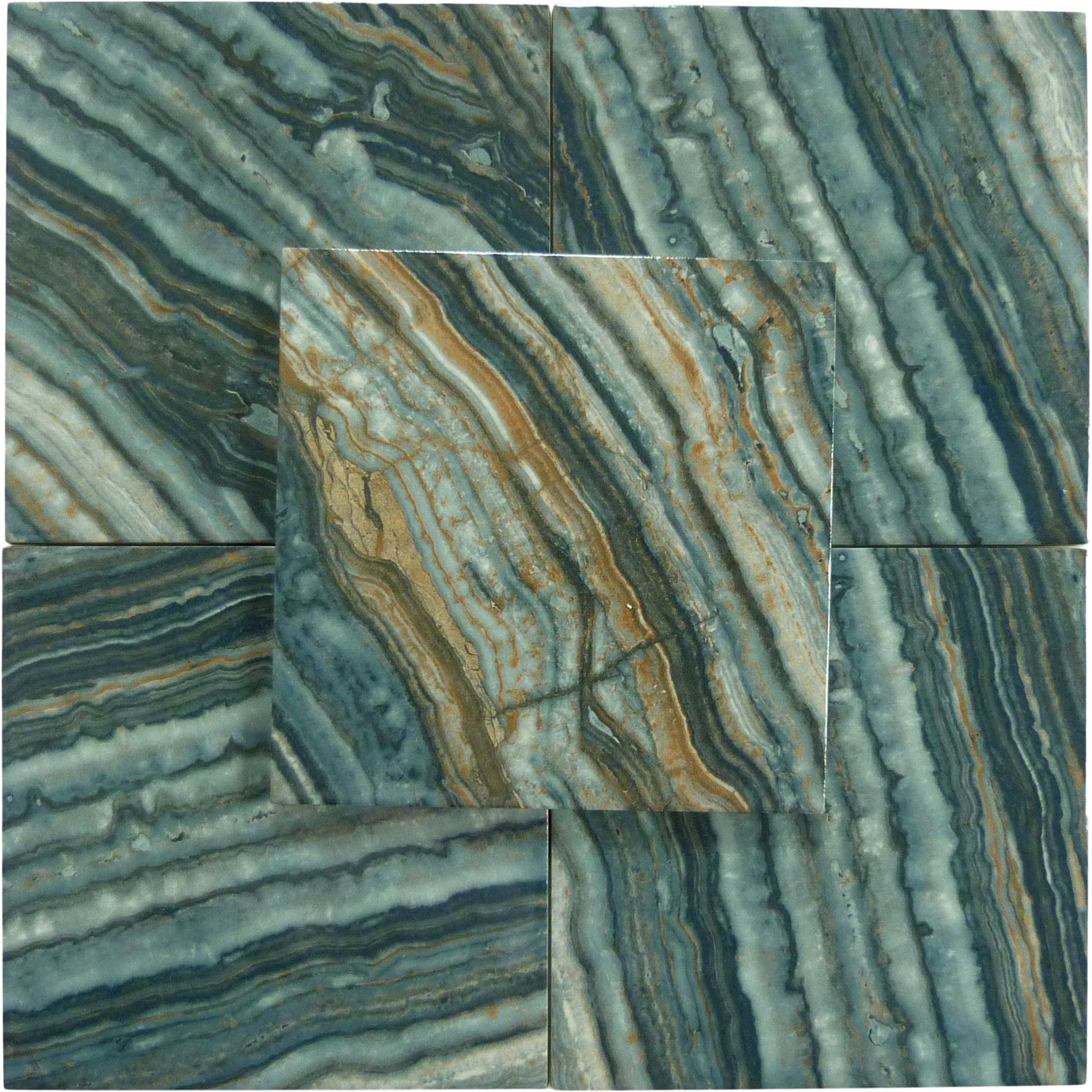 Onyx Green 6x6 Glossy Porcelain Tile Royal Tile & Stone